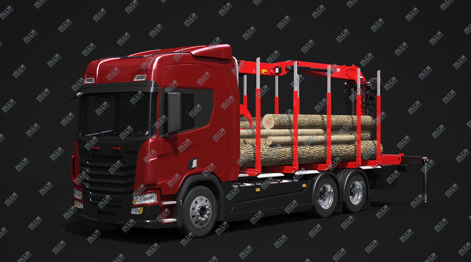 images/goods_img/202104092/3D model Generic Logging Truck/2.jpg
